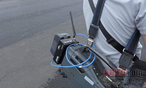 安装eLTE无线模块的专业摄像机