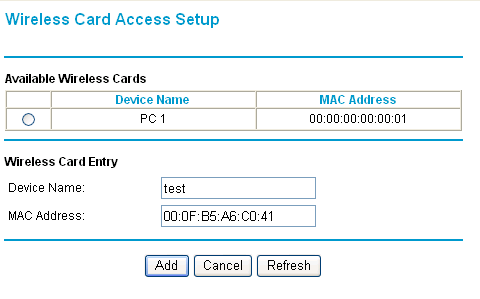分别填写电脑标识和无线网卡MAC地址：
