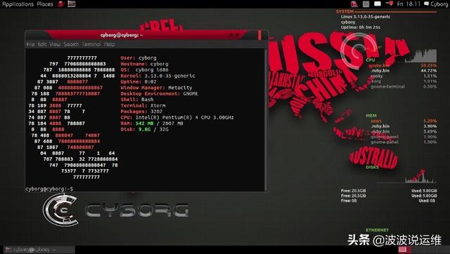 分享10大白帽黑客专用的 Linux 操作系统