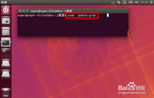 ubuntu双系统把win7设置为默认启动选项