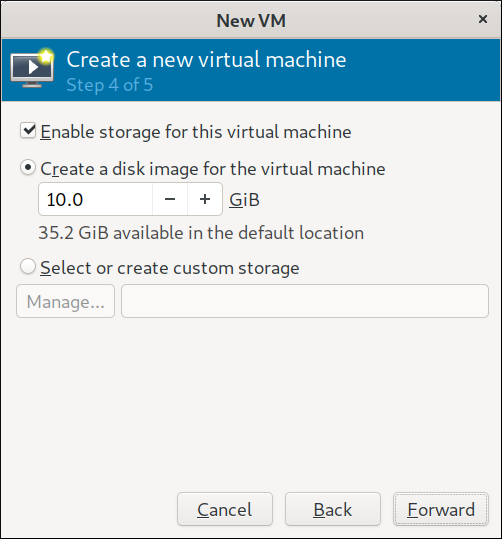 Step 4 Configure VM Storage