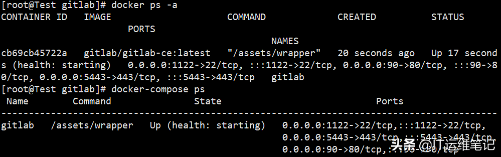 Docker部署GitLab 14.0